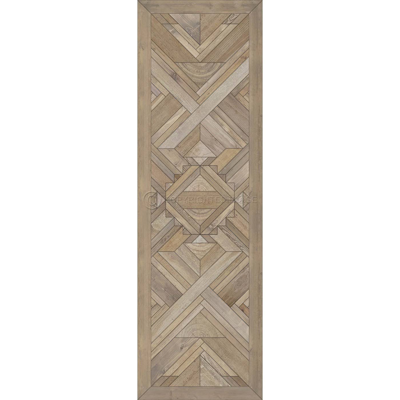 Spicher and Company 3&0x22 x 9&7x22 Natural Wood - Sunshine Dreaming Norwegian Wood Vintage Vinyl Appalachian Runner