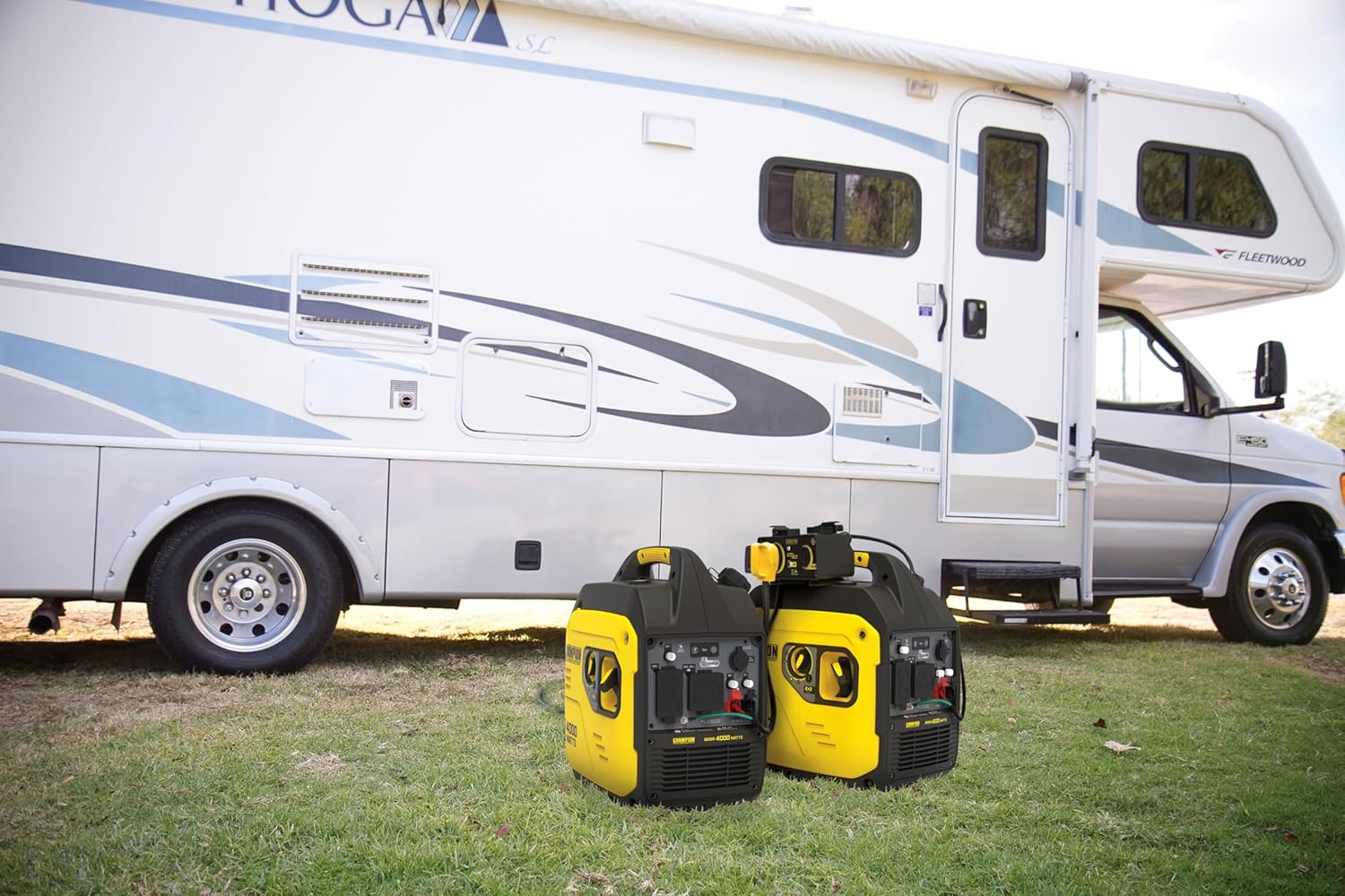 Champion Power Equipment 4000-Watt RV Ready Portable Inverter Generator with Quiet Technology and CO Shield