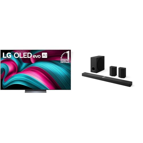 LG 65-Inch Class OLED evo AI 4K C5 Series Smart TV w/Dolby Atmos, Dolby Vision, HDR10, AI Super Upscaling 4K, Filmmaker Mode, Wow Orchestra, Alexa Built-in (OLED65C5PUA, 2025)