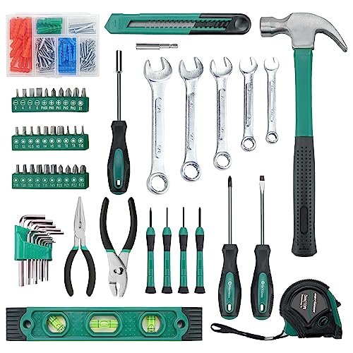 CARTMAN 148 Piece Automotive and Household Tool Set - Perfect for Car Enthusiasts and DIY Home Repairs