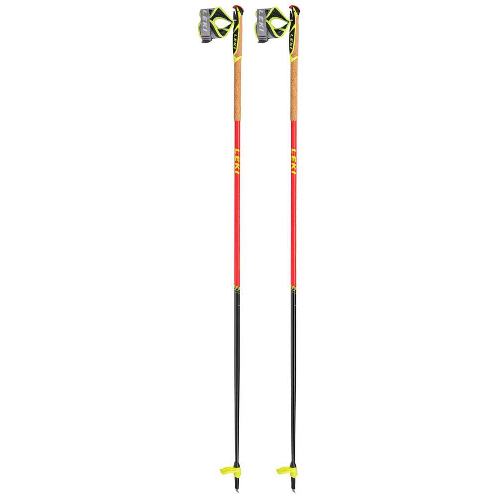 Leki Mezza Race Poles Red (Pair)