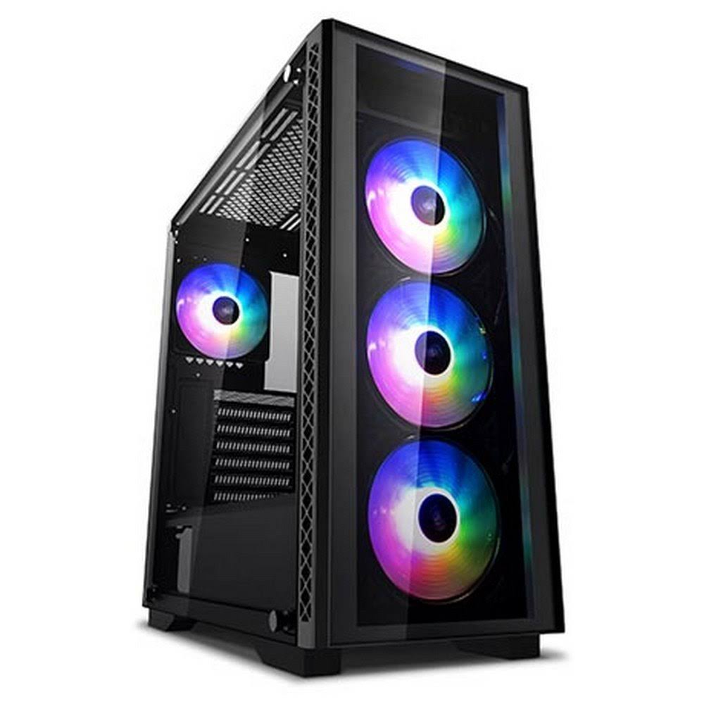 DEEPCOOL Matrexx 50 ADD-RGB 4F Mid-Tower Case 4x120mm ADD-RGB Fans Full-Size TE