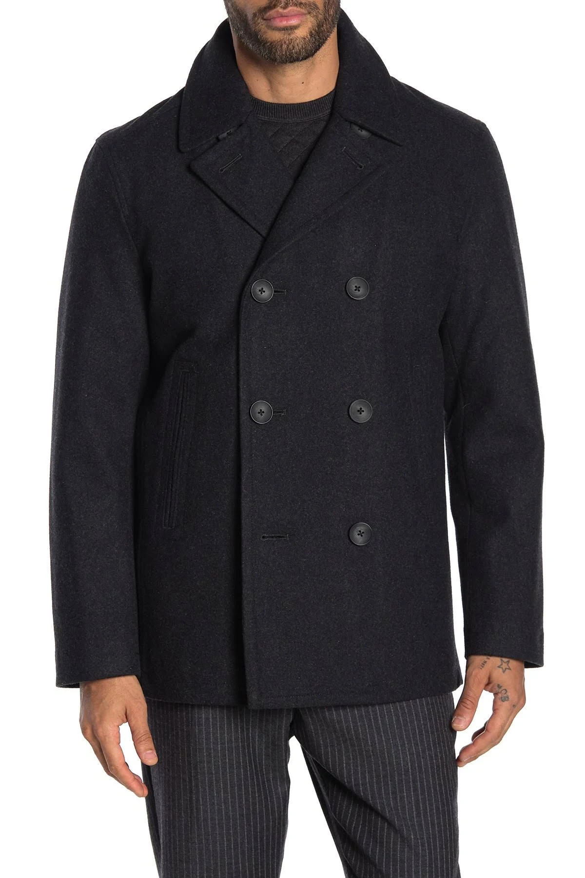 Nautica Wool Melton Peacoat