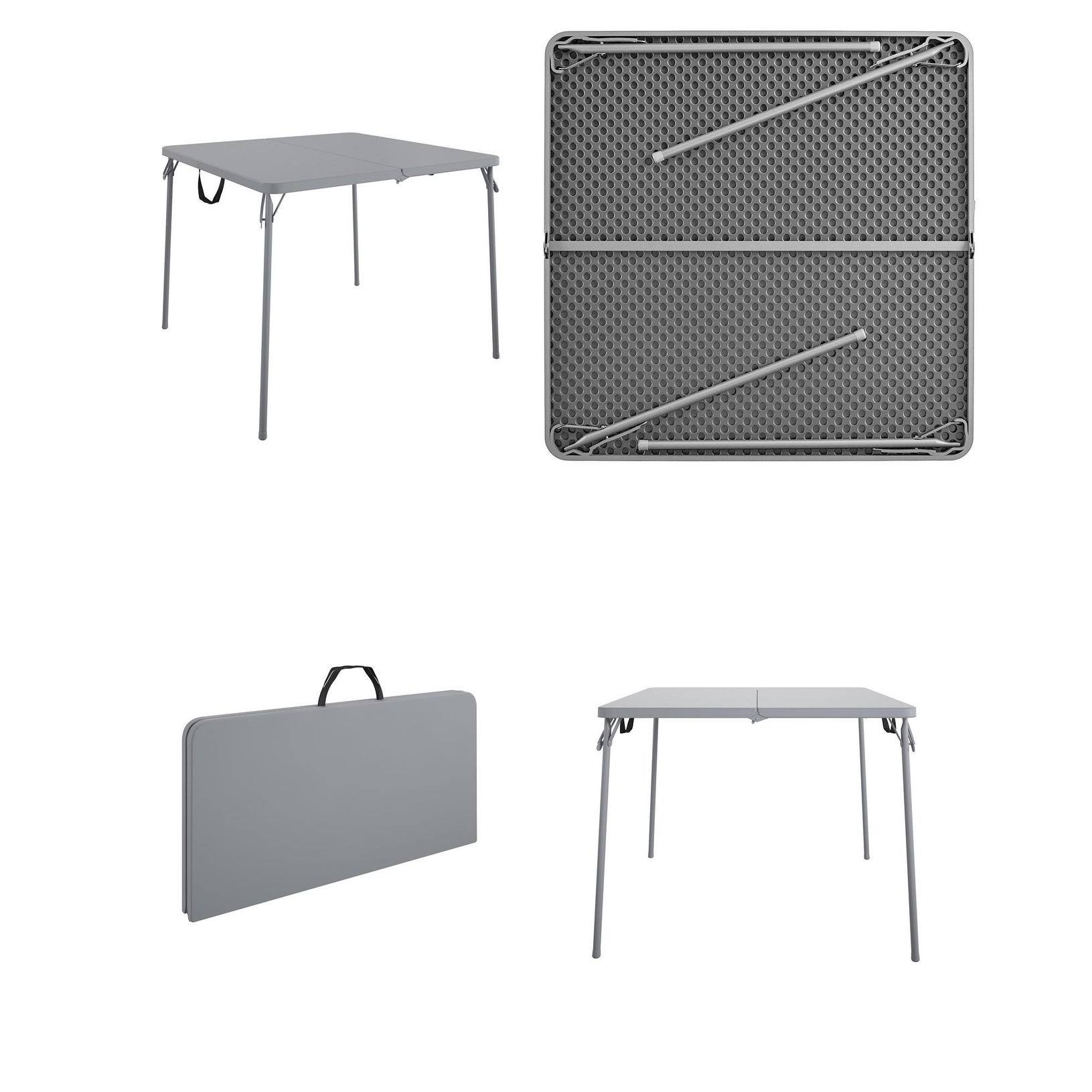 Cosco XL Fold-in-Half Card Table (14036GRY1E)