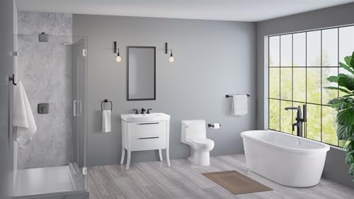 American Standard 2004314.020 Champion 4 One-Piece Toilet with Toilet Seat, Elongated Front, Standard Height, White, 1.6 gpf