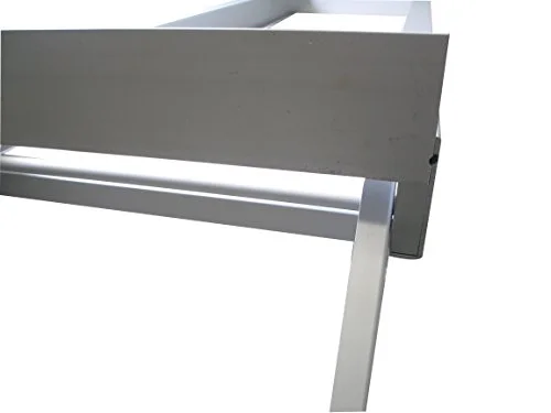 Pactrade Marine Pontoon Boat Under Deck 4 Step Flat Front Ladder Anodized Aluminum Capacity 300lbs Self Store