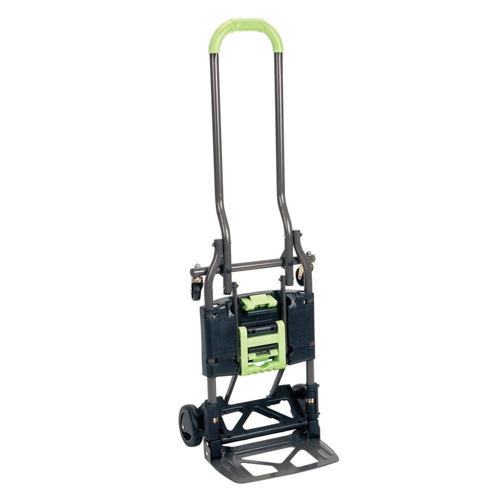 Cosco Shifter Multi-position Folding Hand Truck and Cart, Blue/Green