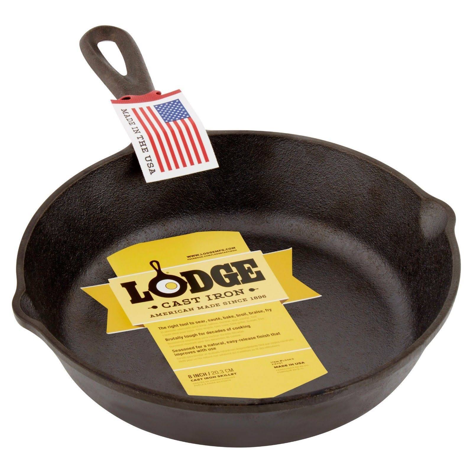 Lodge 5-Piece Pre-Seasoned Cast-Iron Cookware Set, Black