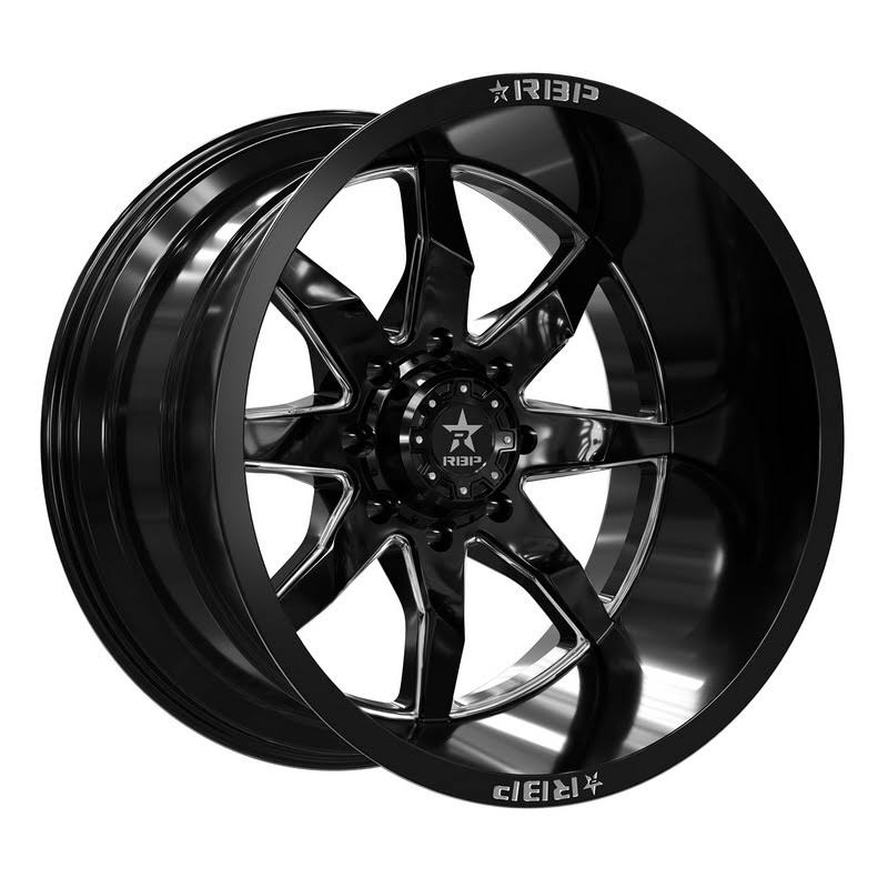 Nissan Titan RBP Milled Gloss Black Saharan 81R Wheel
