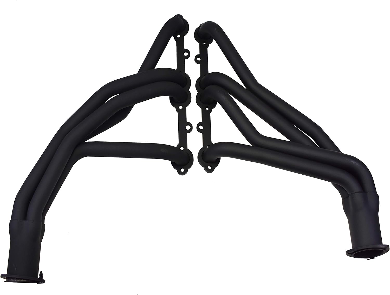 A-Team Performance - Steel Headers - Compatible with SBC Chevy/GMC Truck 66-87 C10 C20 K10 K20 305 327 350 383 400 Black