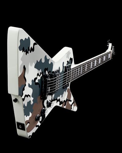 WestCreek Revenge Solid Body Electric Guitar, Heavy Metal Guitar, Right Handed, Heavy Metal Pickups, Rounded End Jumbo Frets, Bone nut, Rosewood Fretboard, Mahogany Body (Blue Yellow Gradient)