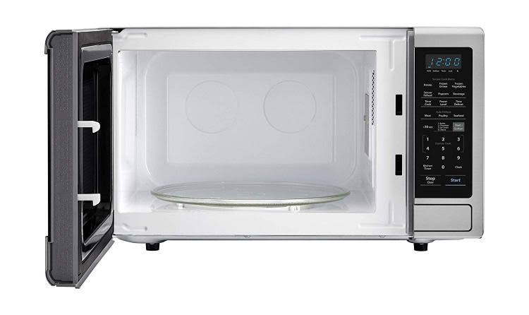 Sharp Carousel 2.2 Cu. ft. Countertop Microwave Oven in Stainless Steel, Silver
