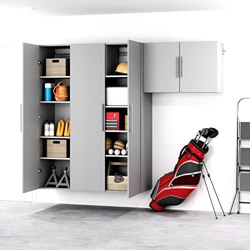 Prepac HangUps Upper Storage Cabinet - Elegant and Spacious Wall Cabinets to Maximize Your Storage, 36" Size, Classic White Finish