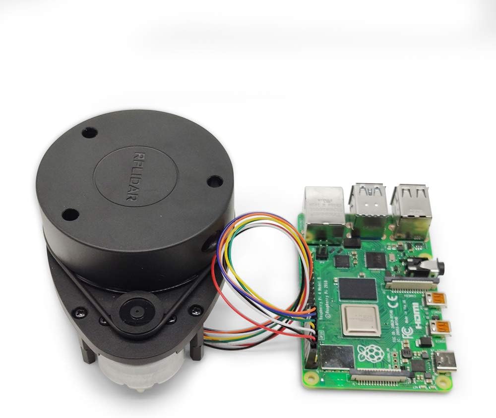 Slamtec RPLIDAR A1M8 2D 360 Degree 12 Meters Scanning Radius LIDAR Sensor Scanner for Obstacle Avoidance and Navigation of Robots
