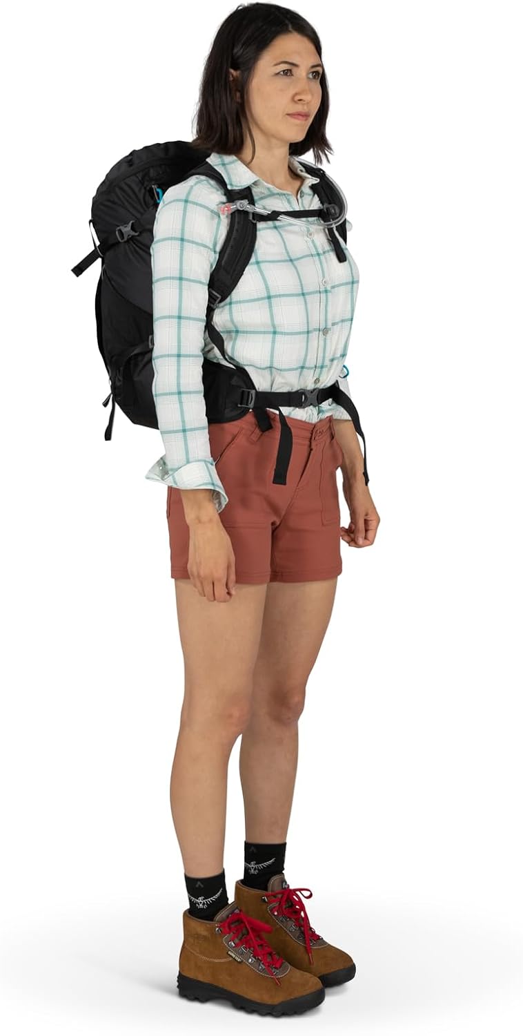 Osprey Skimmer 28L Women's Hiking Backpack with Hydraulics Reservoir, Coyote Brown