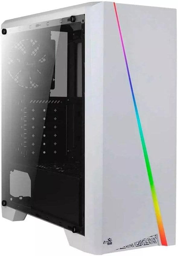 Cylon White RGB Mid Tower Computer Case