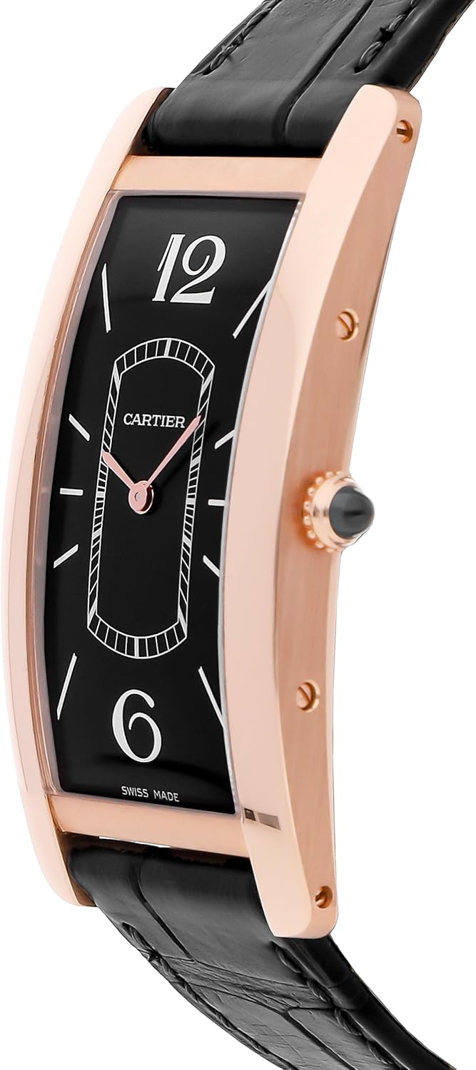 CARTIER Tank Manual Wind Black Dial watch WGTA0025 (Pre-Owned)