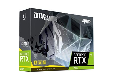 ZOTAC GAMING GeForce RTX 2070 AMP Extreme 8GB GDDR6 256-bit RGB LED Metal Wrap Backplate Graphics Card - ZT-T20700B-10P