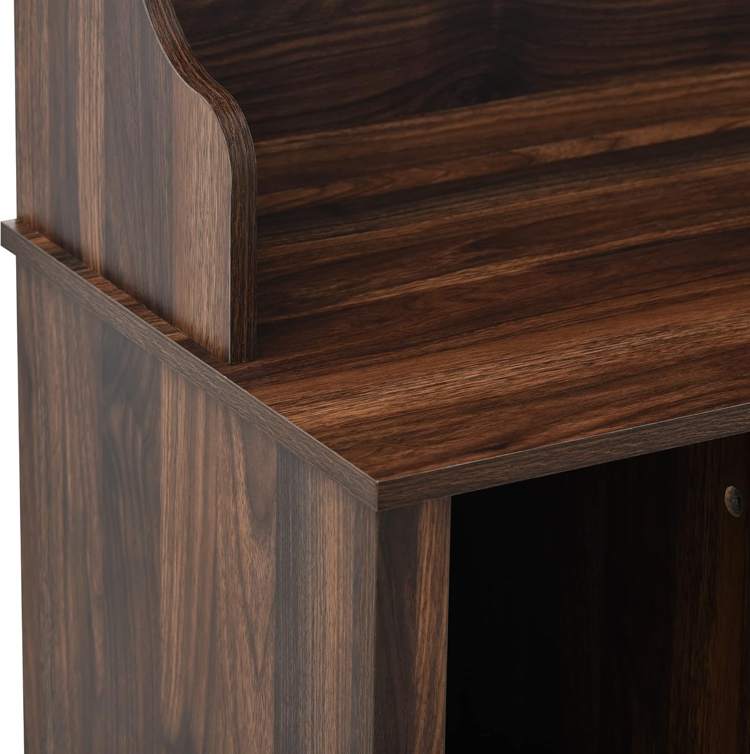 Hall Tree with 6 Hooks, Coat Hanger, Entryway Bench, Storage Bench, 3-in-1 Design, 39.4INCH, for Entrance, Hallway(Tiger)