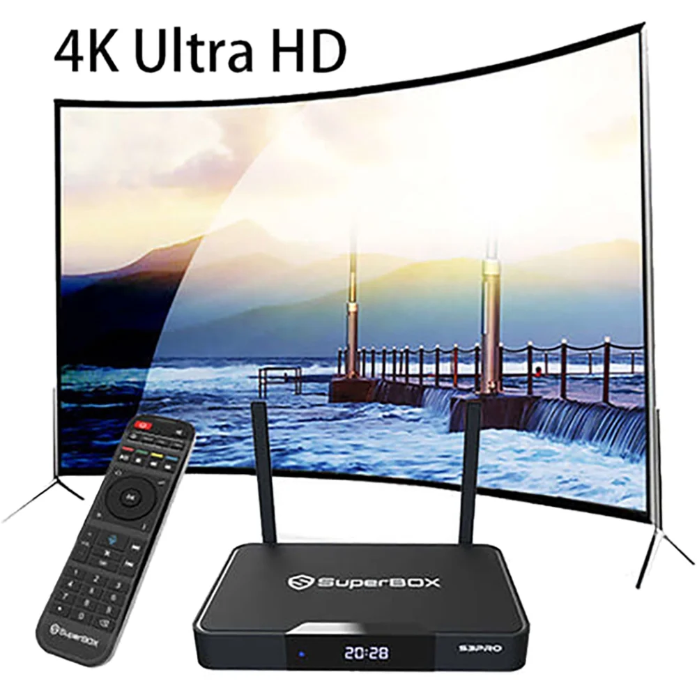 Superbox S3 Pro Dual Band Wi-Fi 2.4Ghz 5Ghz Supports 6K Video
