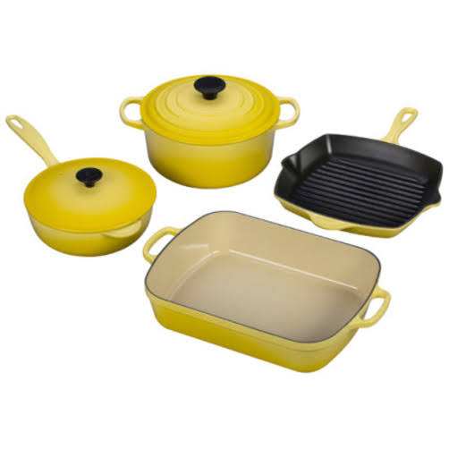 Le Creuset 6-Piece Signature Cast Iron Cookware Set - Marseille