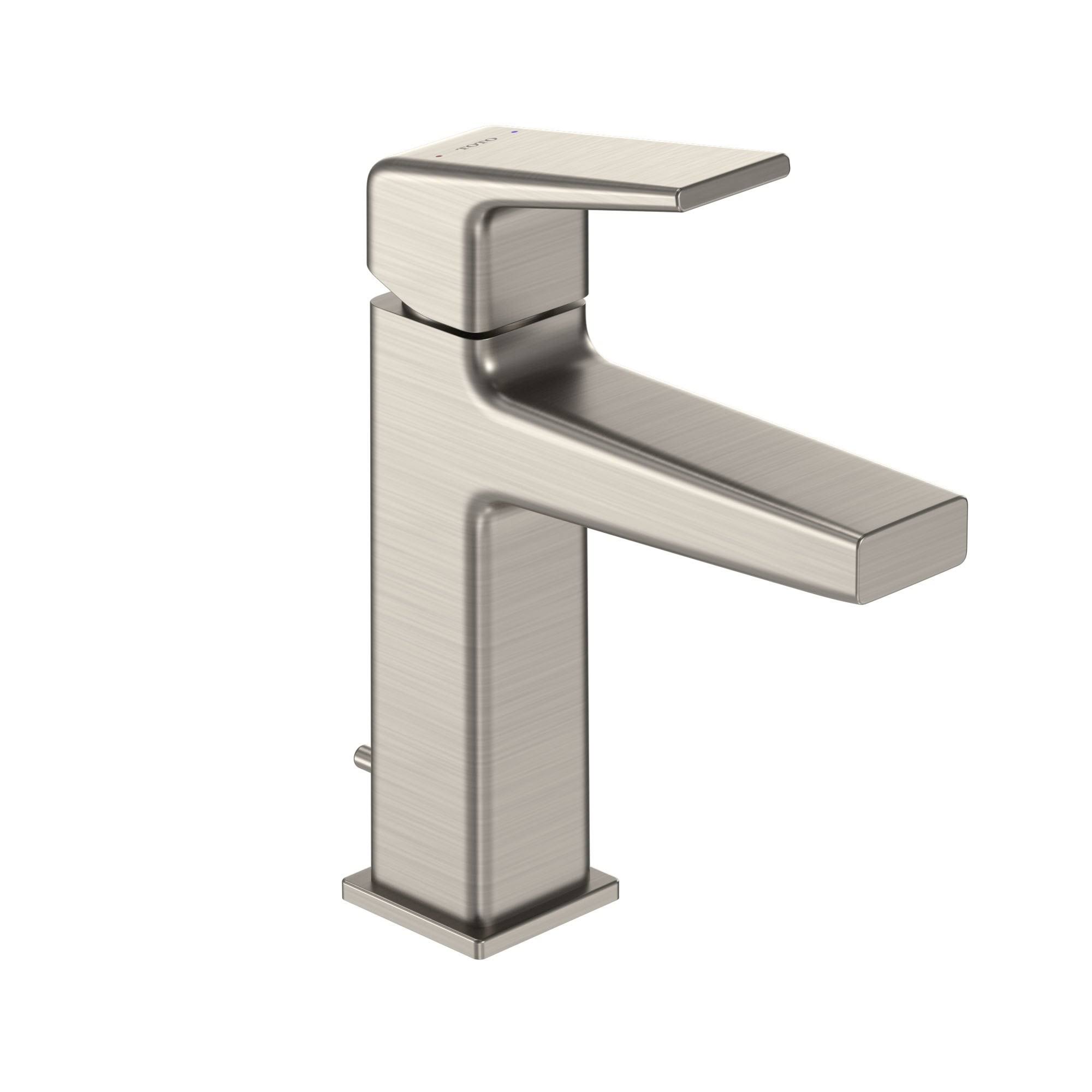 Toto GB 1.2 GPM Single Handle Bathroom Sink Faucet with Comfort Glide Technology, Brushed Nickel - TLG10301U#BN
