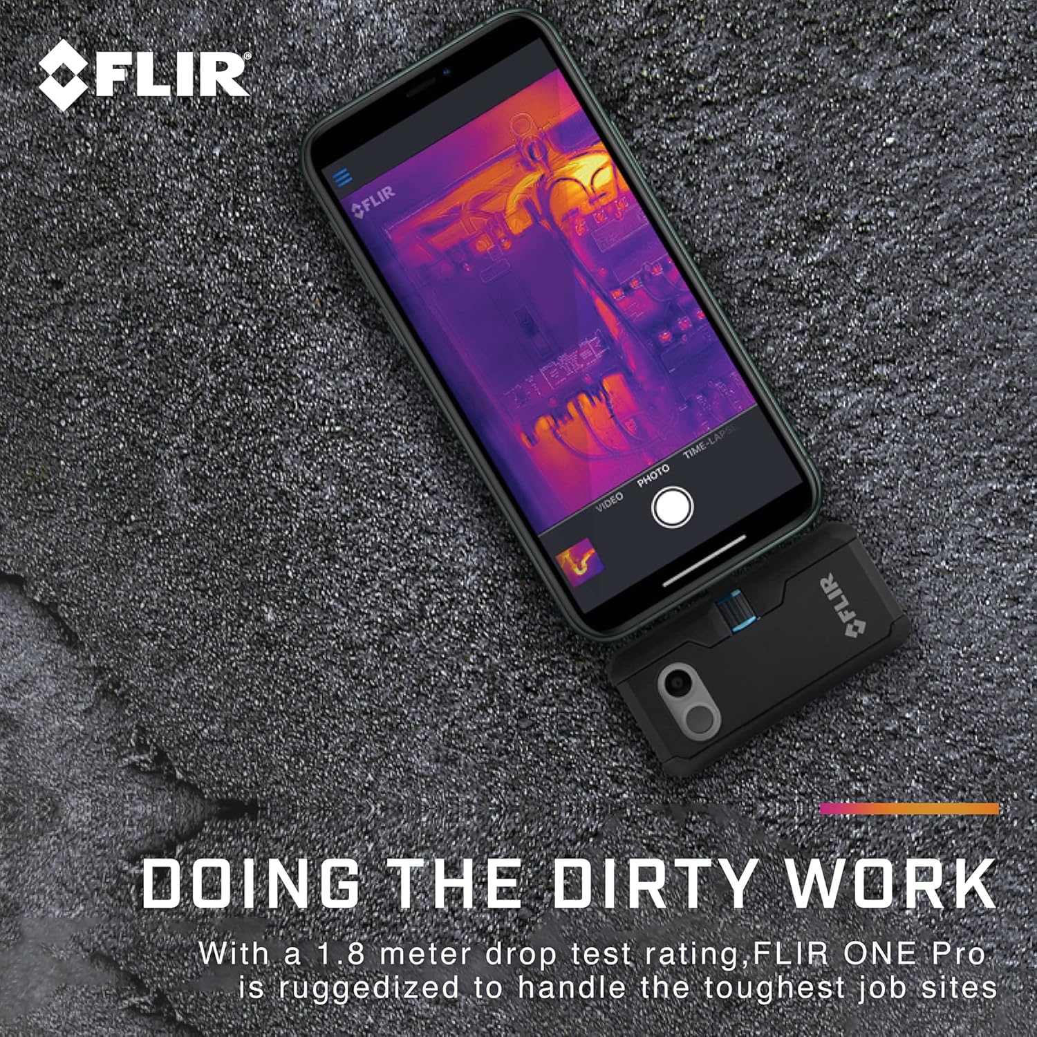 FLIR One Pro LT iOS Pro-Grade Thermal Camera for Smartphones