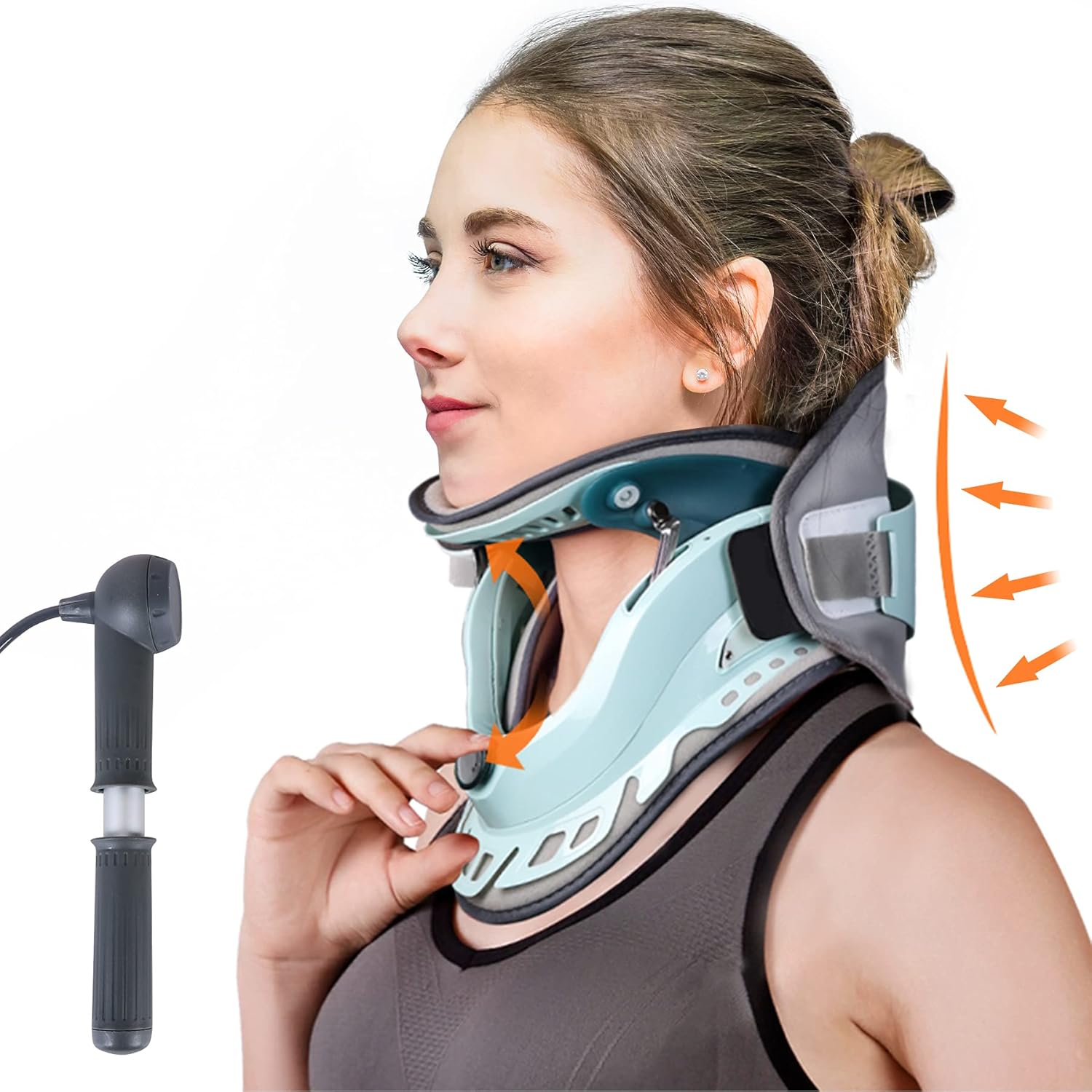Adjustable Neck Brace Cervical Neck Traction Device Cervical Collar Machine Inflatable Home Neck Support Cervical Support
