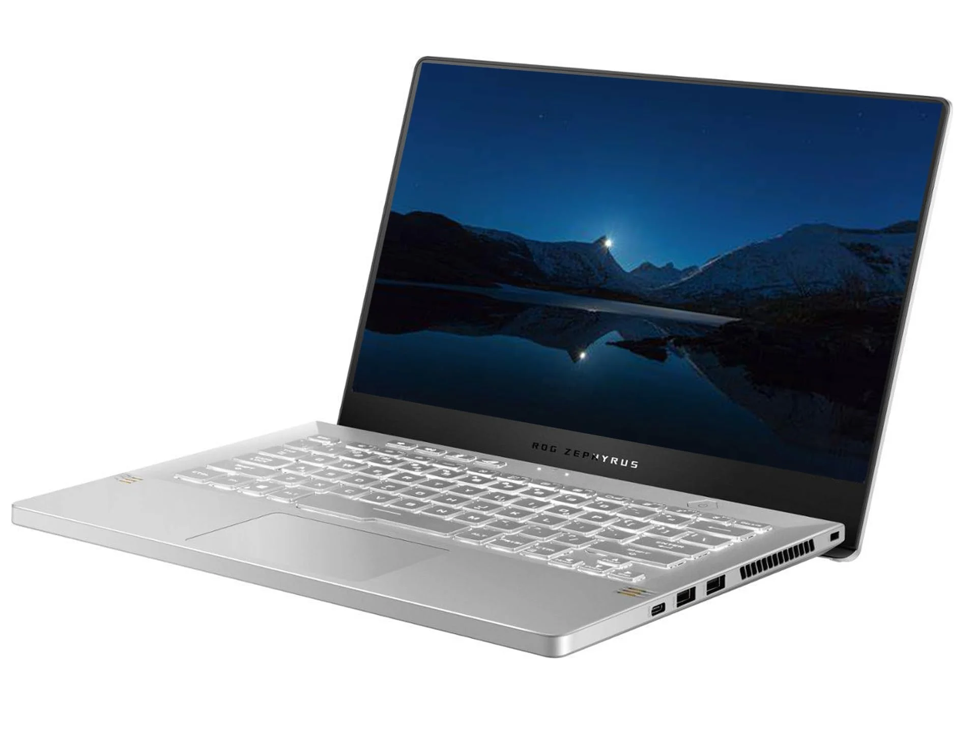 Asus ROG Zephyrus 14Inches FHD Laptop 2023 Newest Upgrade Gaming Laptop AMD Ryzen 7-5800HS Processor 16GB RAM 1TB SSD Windows 11 Home Fast Charge HDMI Webcam Bluetooth White LIONEYE HDMI Cable