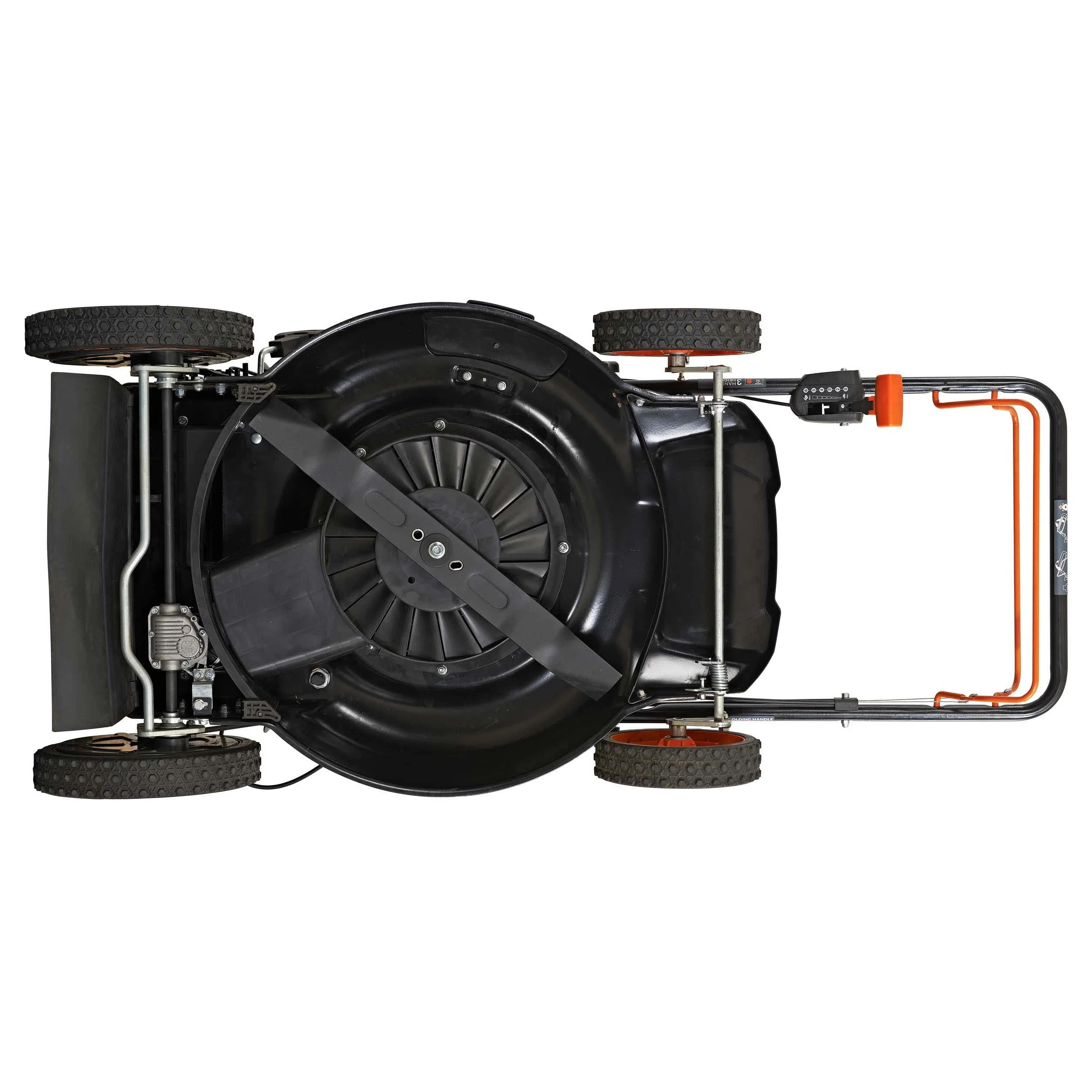 Yard Max 22 in. 201cc SELECT PACE 6 Speed CVT High Wheel RWD 3-in-1 Gas Walk Behind Self Propelled Lawn Mower