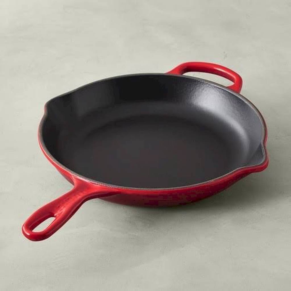 Le Creuset Signature Cast-Iron Fry Pan, 10 , Ocean | Williams Sonoma - Fry Pans