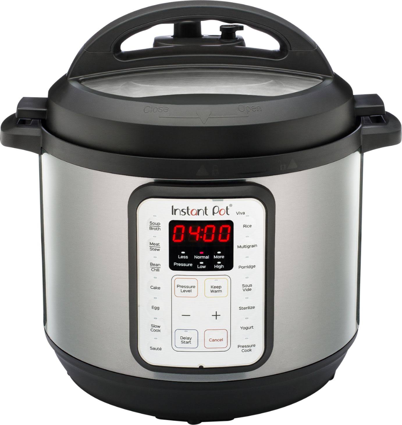 Instant Pot - Viva 6 Quart 9-in-1 Multi-Use Pressure Cooker Easy Seal Lid