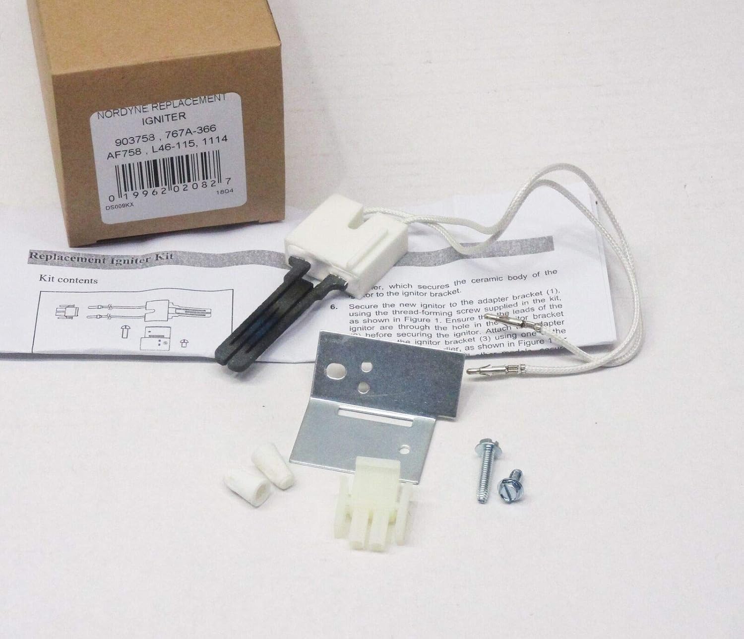 903758 Furnace Hot Surface Ignitor for Nordyne Frigidaire Igniter