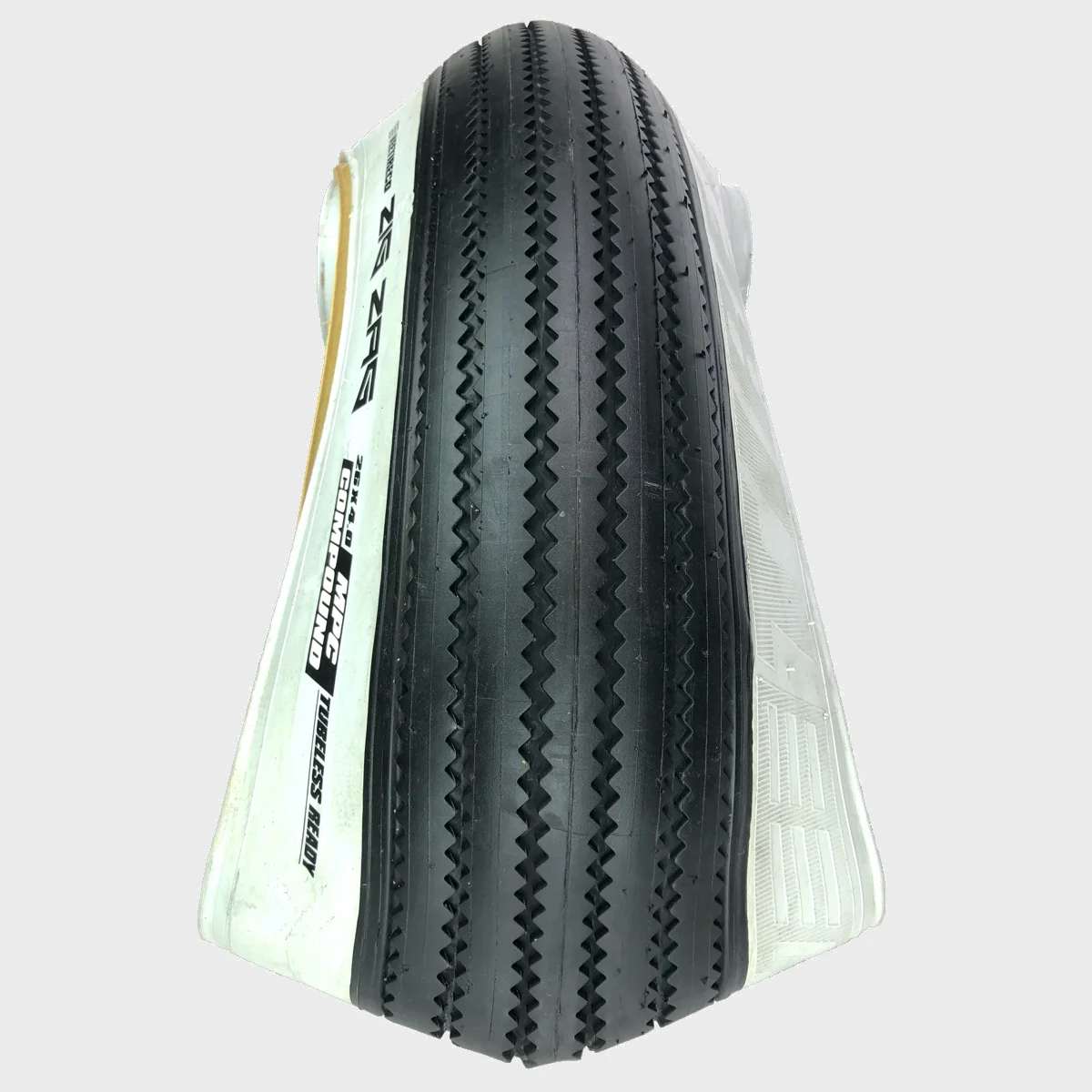 Vee Tire Zig Zag 26x4.0 White Wall Tire Folding Bead Multi Purpose Compound 26x4
