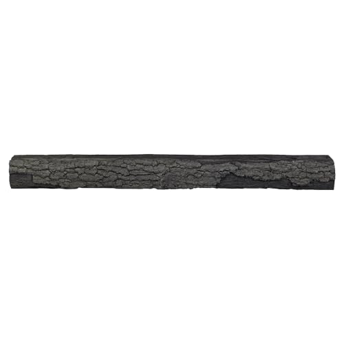 MANTELSDIRECT Mantels Direct Bozeman 60 Inch Non-Combustible Burncrete Concrete Fireplace Mantel Shelf in Driftwood Grey - Looks & Feels Like Real Wood