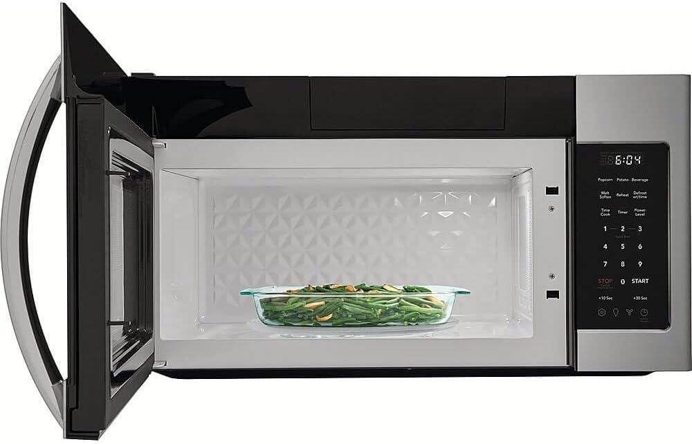 Frigidaire FMOS1846B 30 Inch Wide 1.8 Cu. Ft. 1500 Watt Over the Range Microwave LED Lighting - Stainless Steel