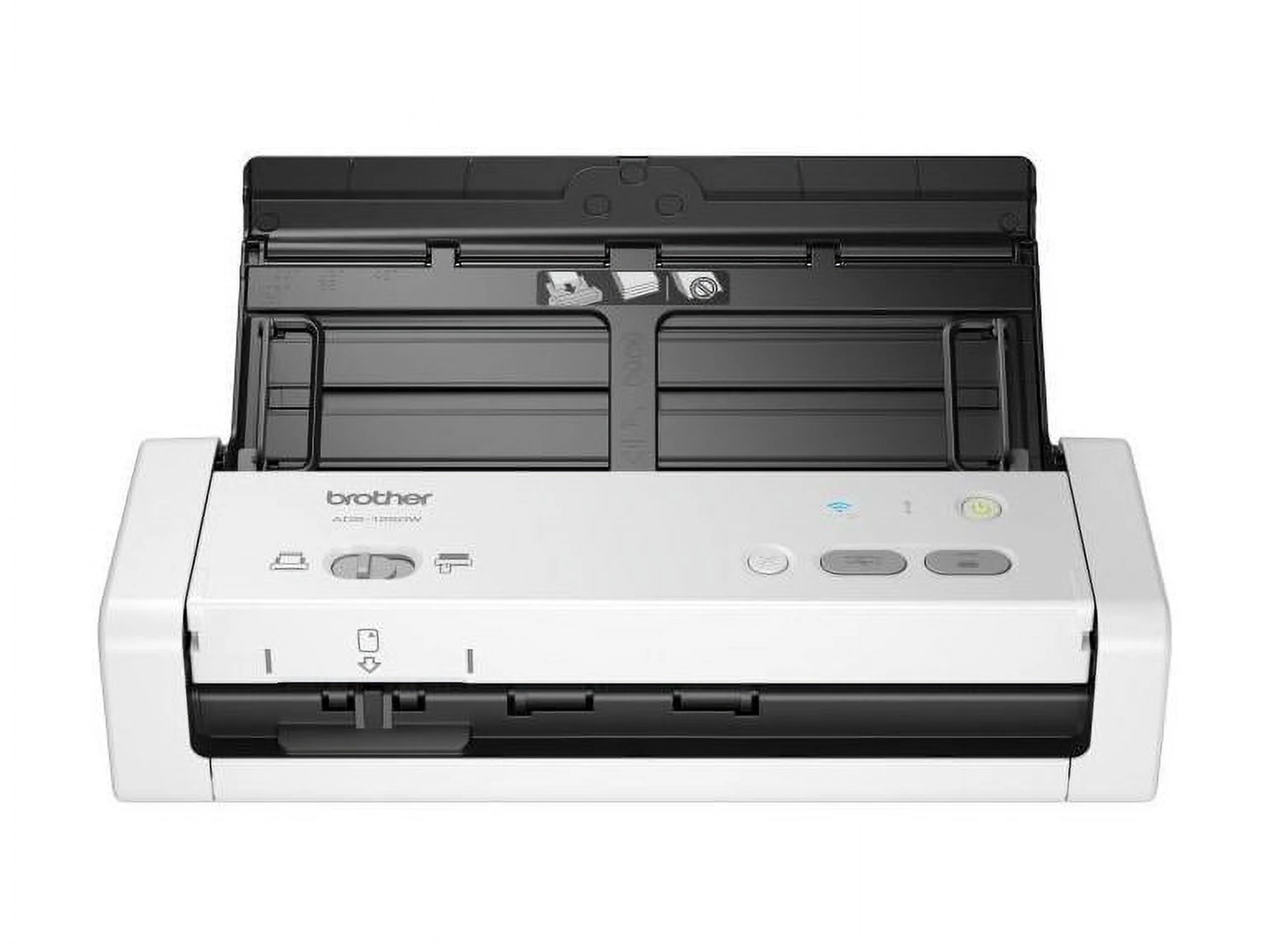 Brother Compact Desktop Scanner, ADS-1250W, Portable, Wireless Connectivity