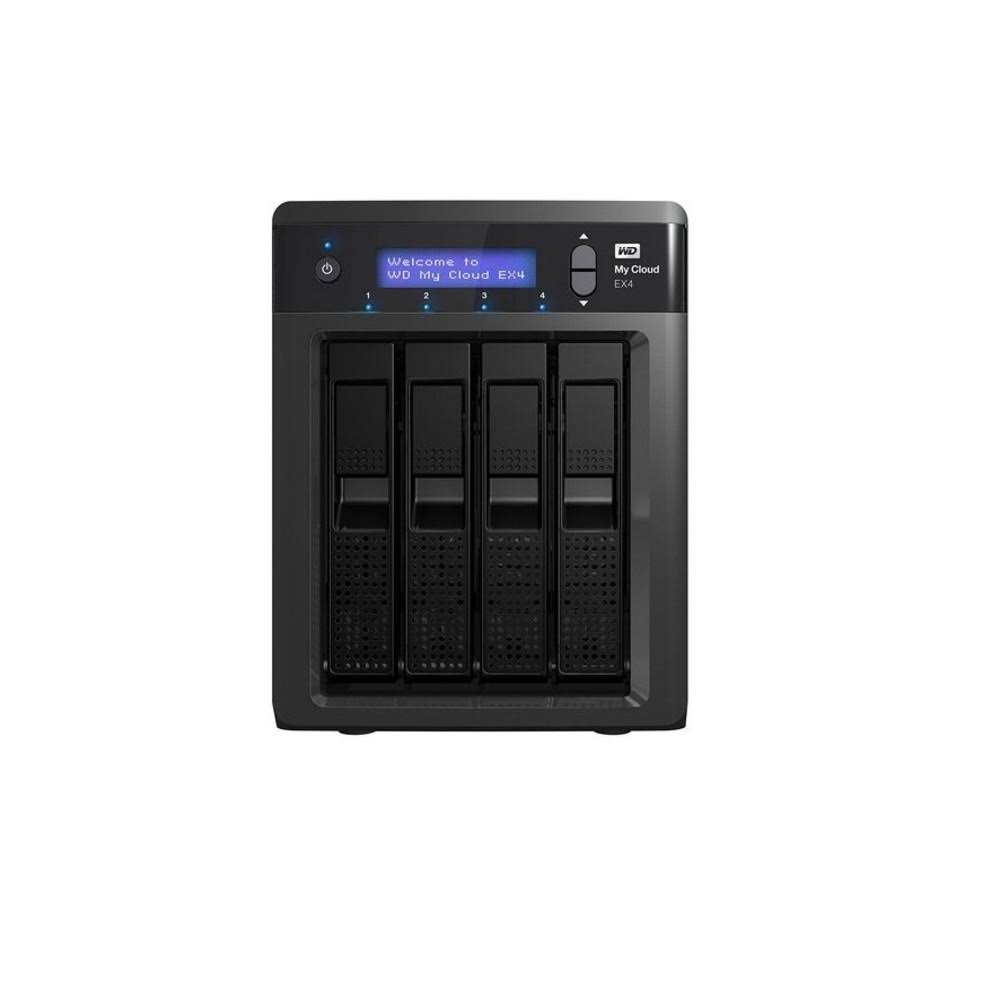 WD My Cloud EX4 WDBWWD0120KBK 4-Bay NAS Server - SATA 6Gb/s - 4 x 3 TB