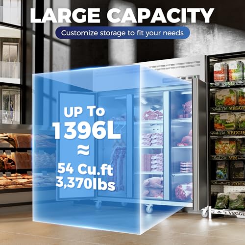 Coolski Commercial Refrigerator and Freezer Combo