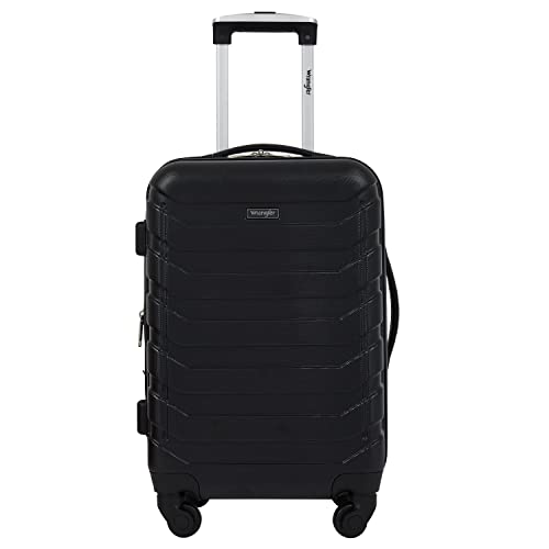 Wrangler 5 Piece Elysian Luggage and Accessories Set, Red
