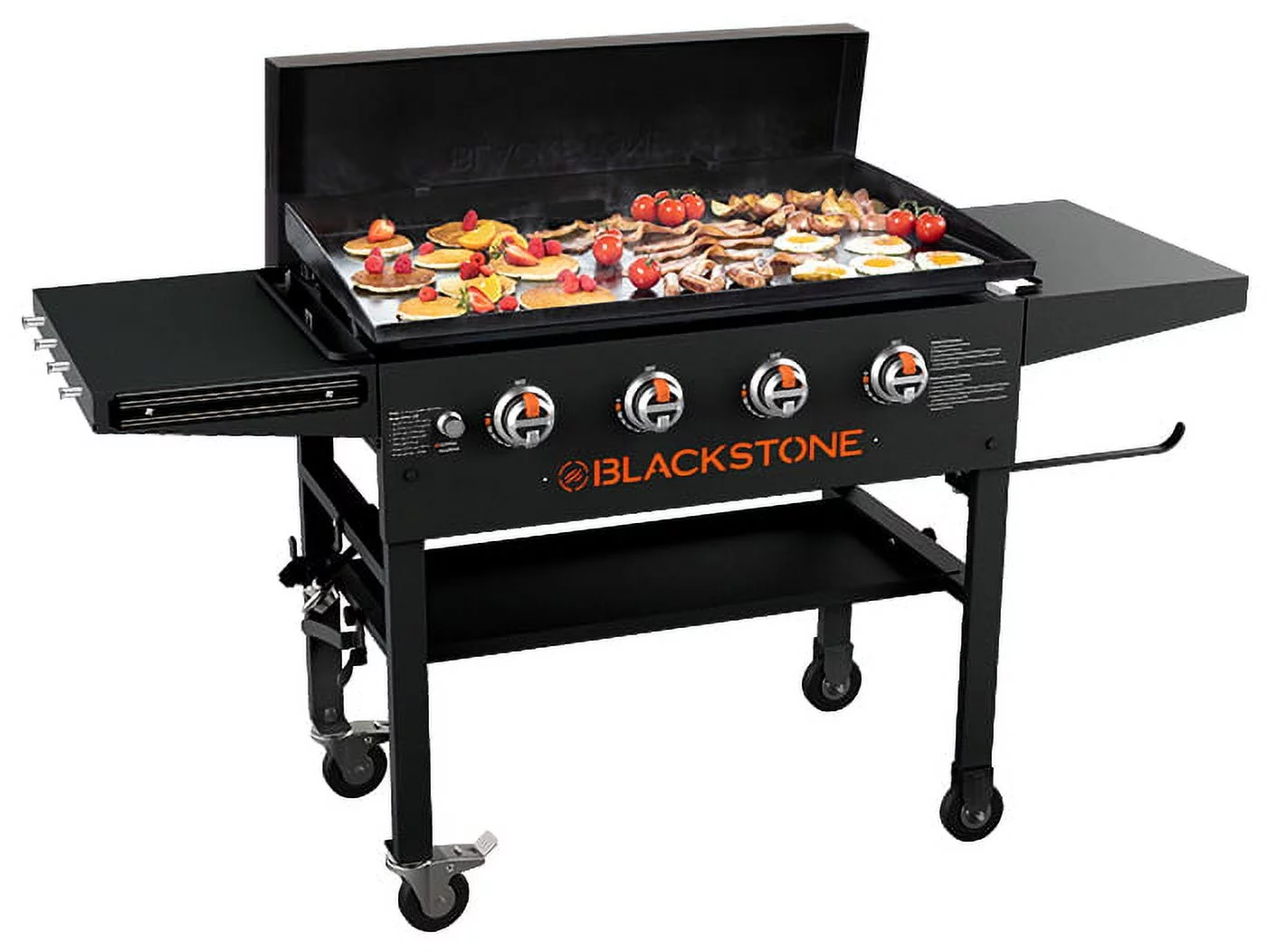 Blackstone 36" Griddle Cooking Station with Hard Cover & Side Shelves