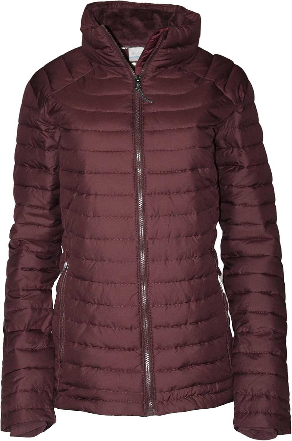 Columbia Women's White Out ll Omni Heat Jacket Puffer (Malbec 671, Large)