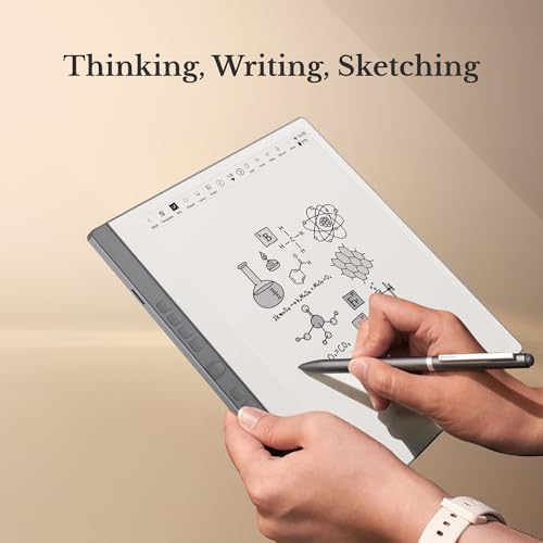 eNote Paper Tablet Bundle, 10.3-inch Pen Only Writing Tablet, Electronic Notebook Digital Notepad, E-Ink Reader with B5 Pen and Protective Folio