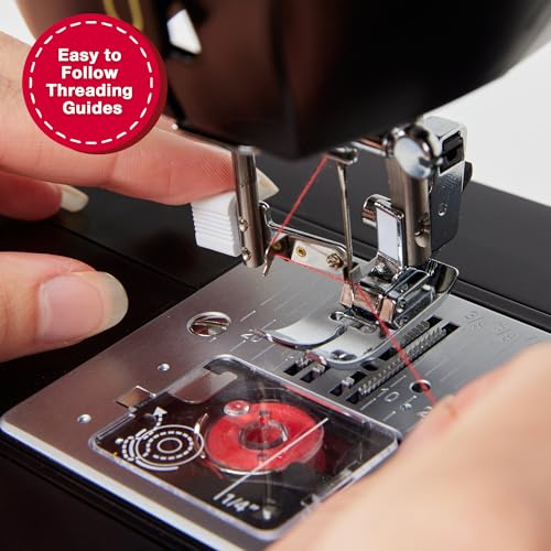 SINGER Heavy Duty 500 Classic Sewing Machine with Accessory Kit | Strong Motor with Enhanced Piercing Power, 23 Built-In Stitches, Full Metal frame, 1-step Buttonhole & LED Light