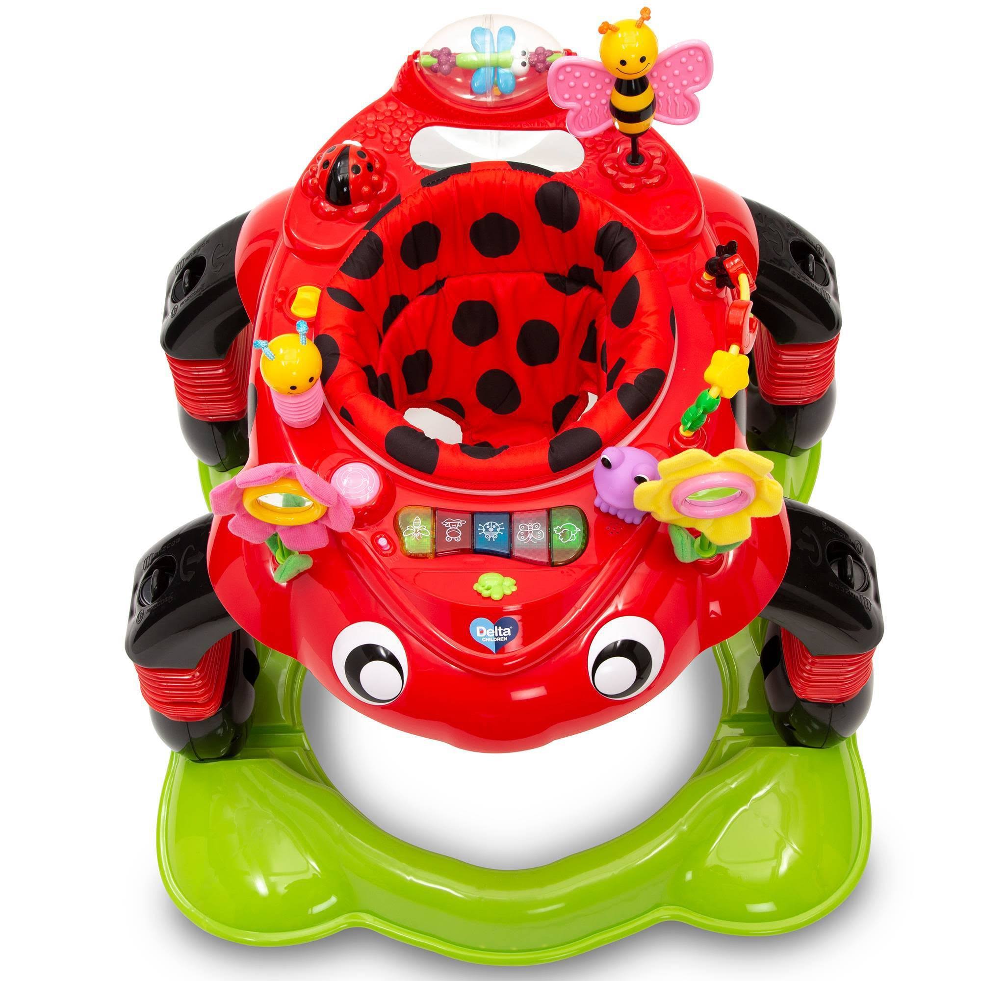 Delta Children Lil Play Station 4-in-1 Activity Walker - Sadie The Ladybug