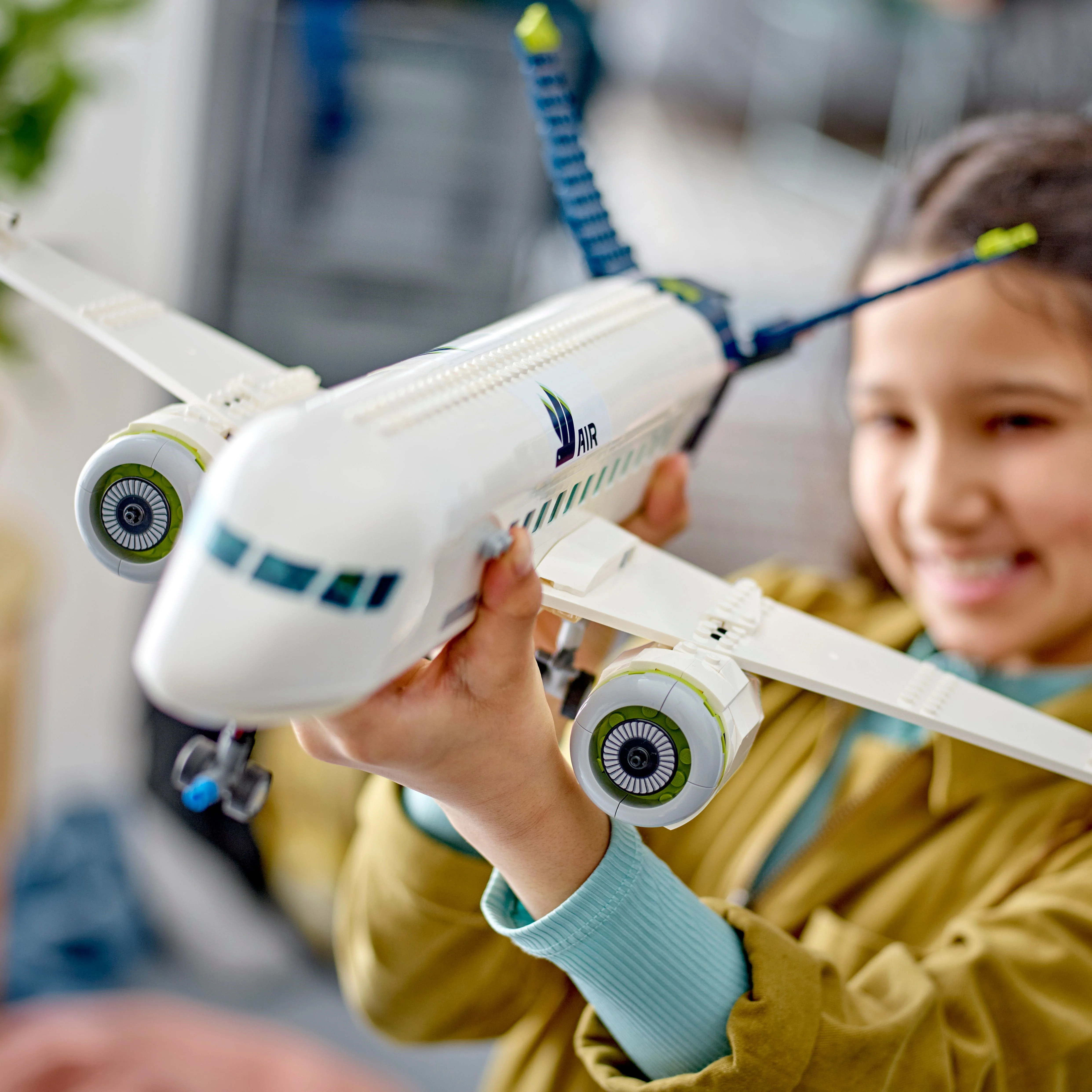 LEGO City Passenger Airplane 60367 Building Toy Set; Fun Airplane STEM Toy for Kids with a Large Airplane, Passenger Bus, Luggage truck, Container Loader, and 9 Minifigures