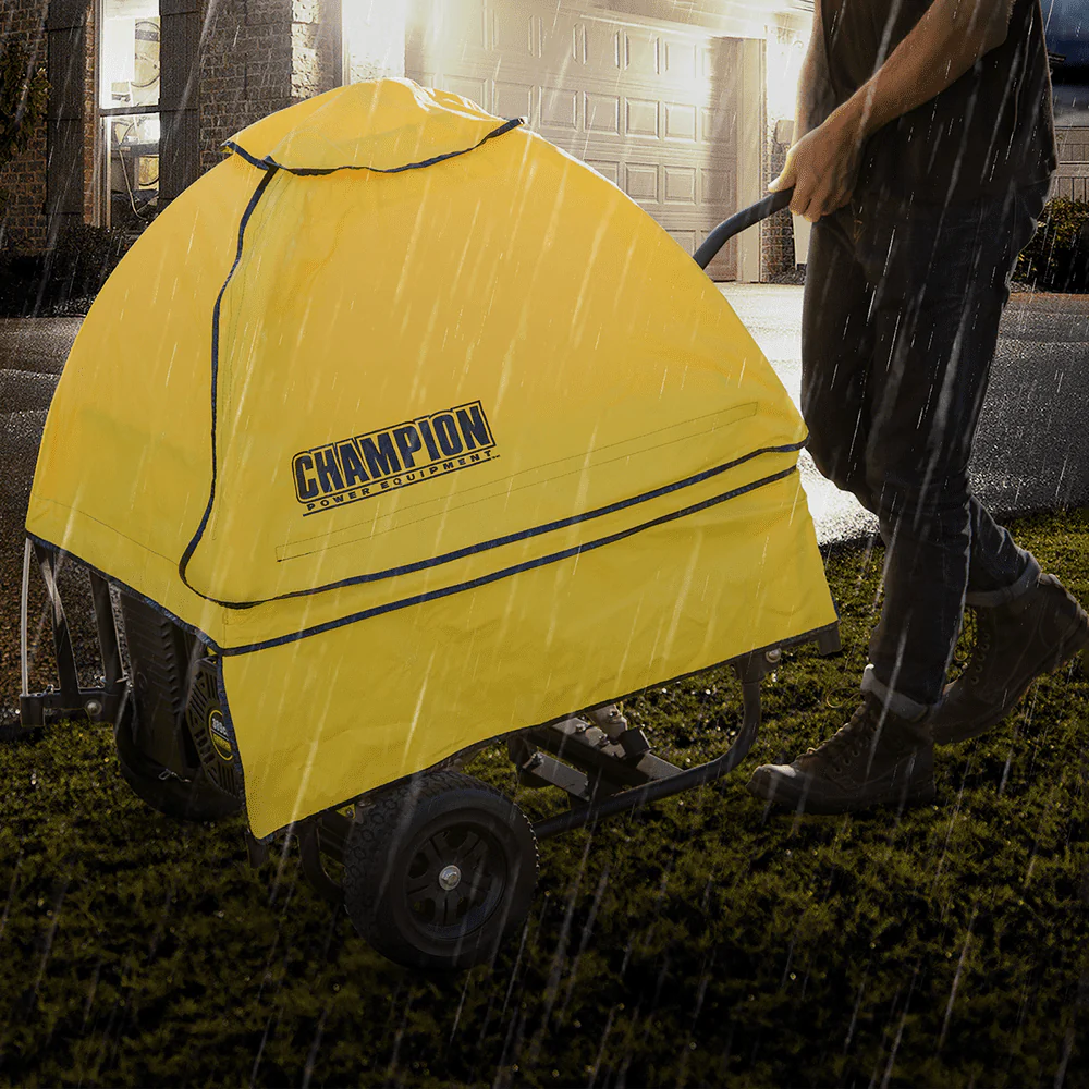 Champion Power Equipment Storm Shield Severe Weather Generator Cover by Gentent for 4000 to 12,500 Starting Watt Generators
