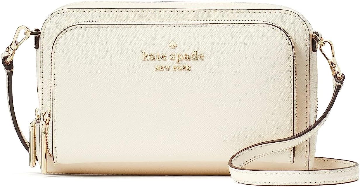 Kate Spade Staci Dual Zip Around Crossbody (Parchment)