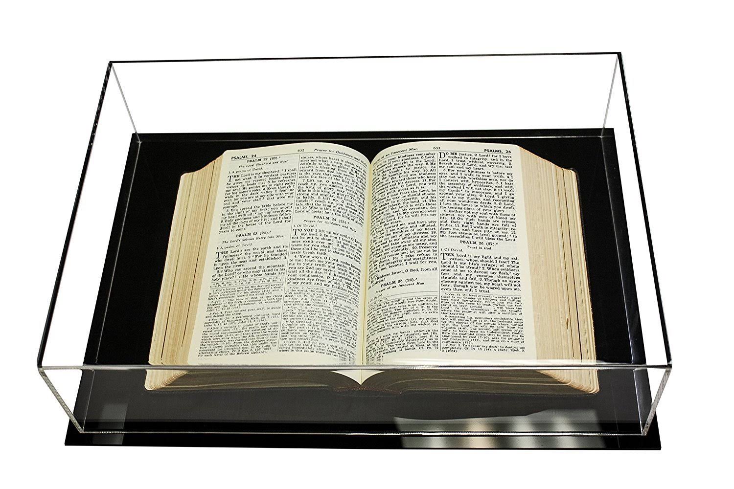 Deluxe Clear Acrylic Book Display Case (A029-B)