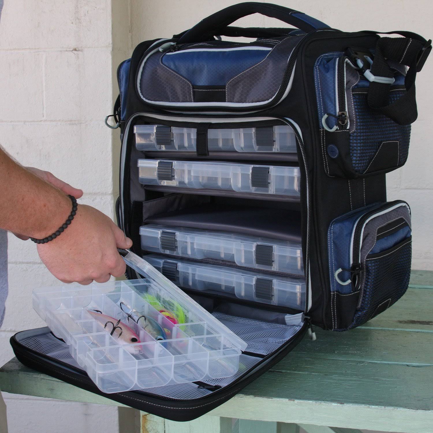 Calcutta Explorer Rolling Tackle Bag w/ 5 3700 Trays